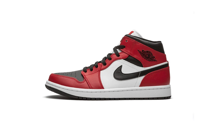 AIR JORDAN 1 MID CHICAGO BLACK TOE